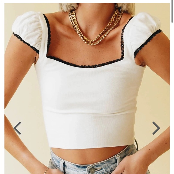 Verge Girl Tops - Verge Girl Black and White Top
